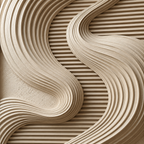 ARBYNART 3D Textured Art | Serene Ribbon Path