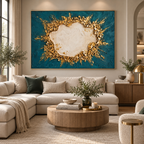 ARBYNART Contemporary Luxe Art | Shattered Gold