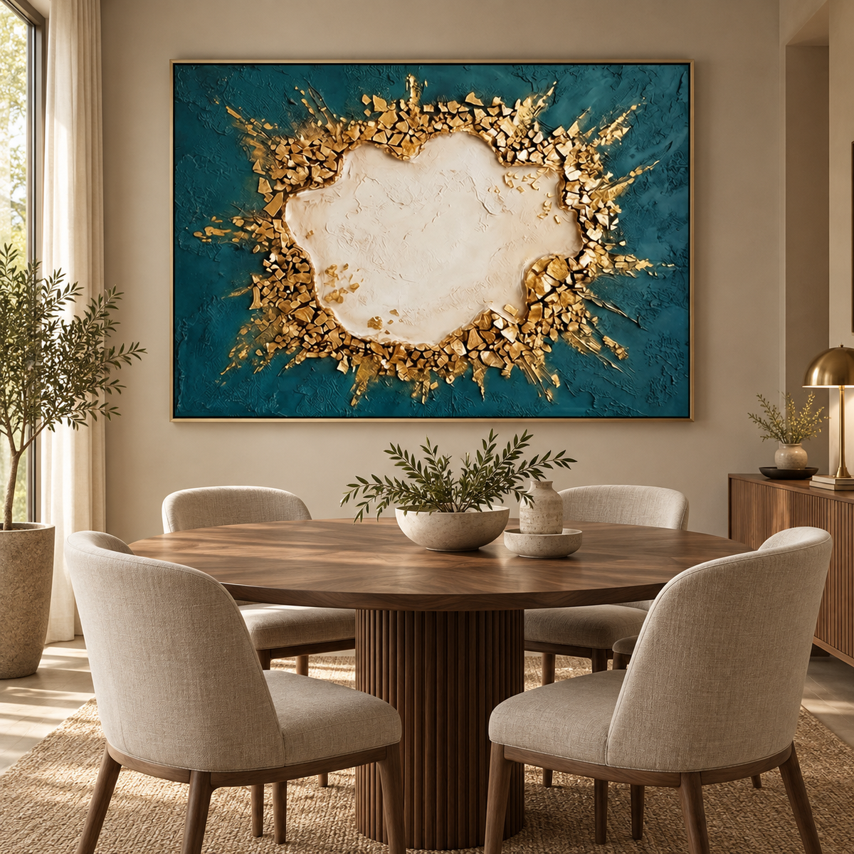 ARBYNART Contemporary Luxe Art | Shattered Gold