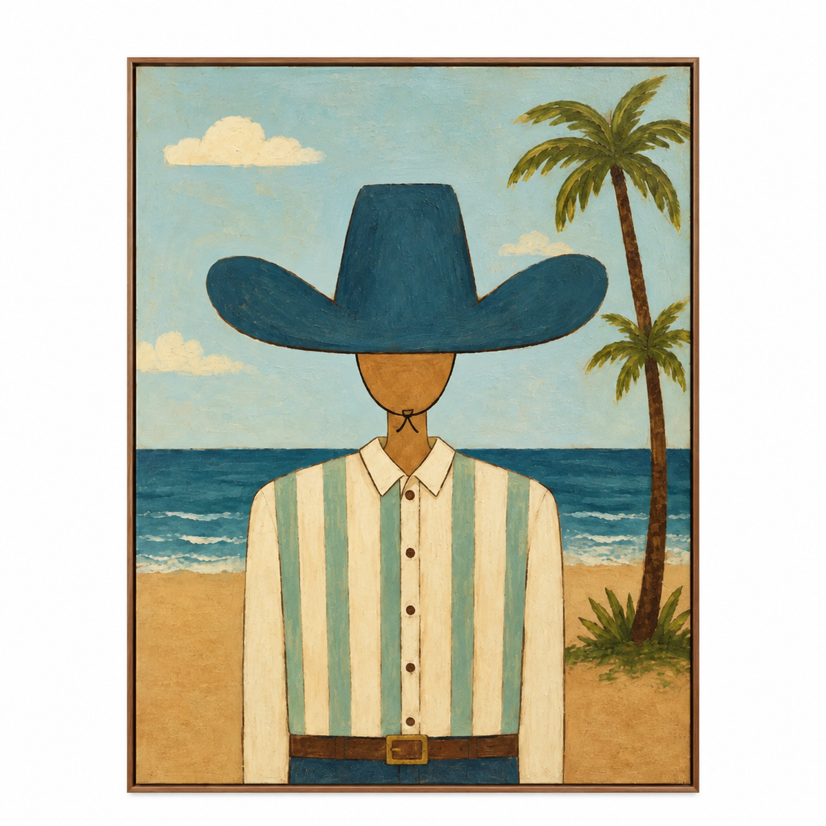 ARBYNART Vintage Americana Art | Shoreline Cowboy Portraiture