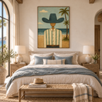 ARBYNART Vintage Americana Art | Shoreline Cowboy Portraiture