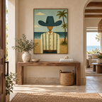 ARBYNART Vintage Americana Art | Shoreline Cowboy Portraiture