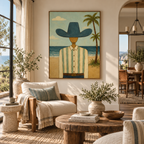 ARBYNART Vintage Americana Art | Shoreline Cowboy Portraiture