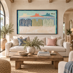 ARBYNART Vintage Americana Art | Shoreline Whispers of Summer Past
