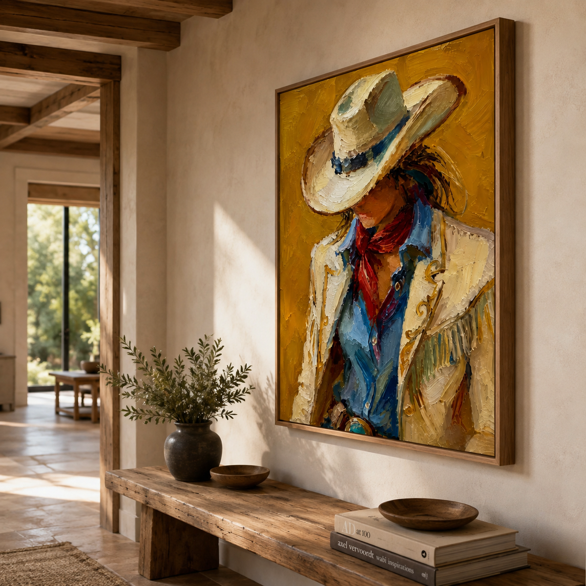 ARBYNART Vintage Americana Art | Silent Passion in the Shadows