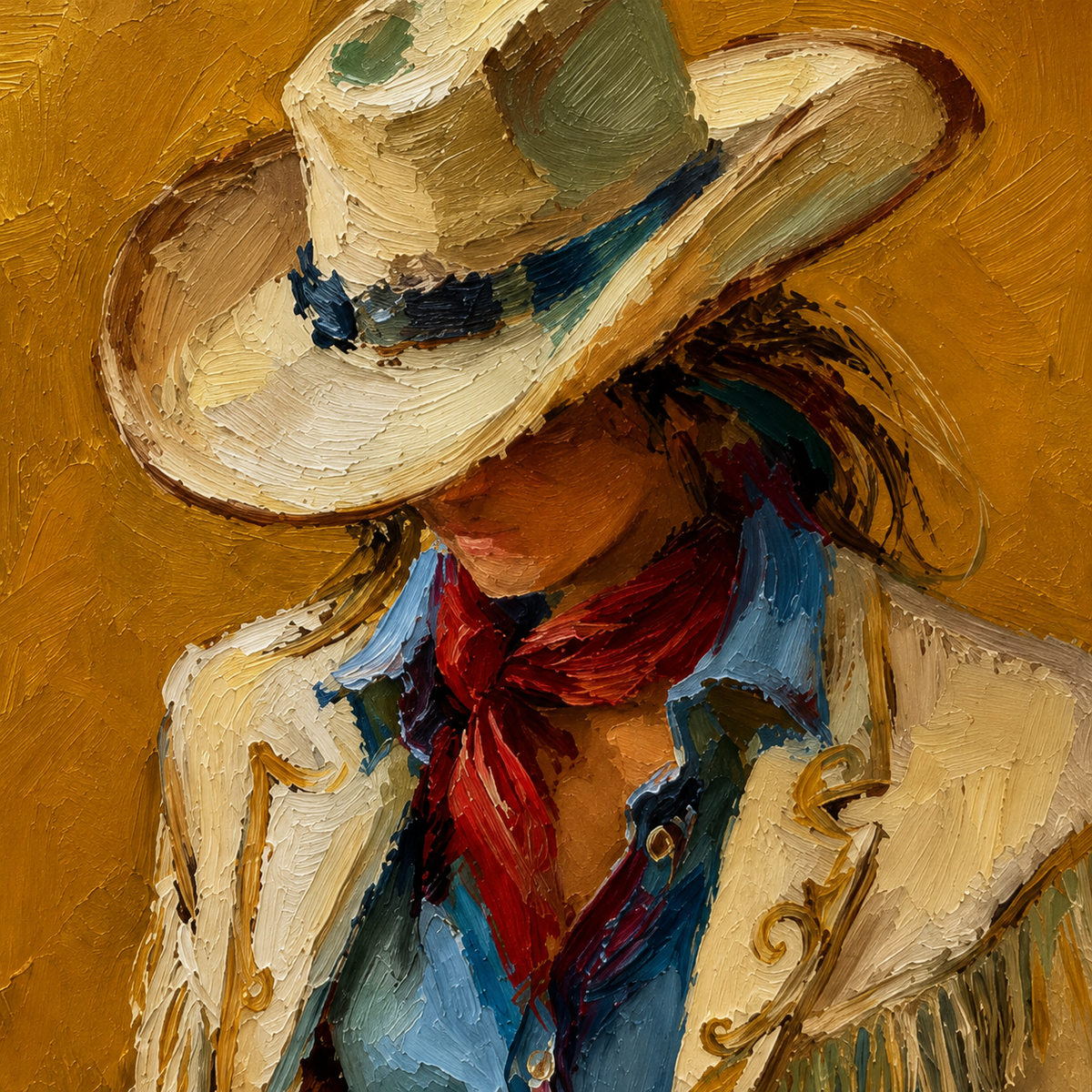 ARBYNART Vintage Americana Art | Silent Passion in the Shadows