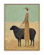 ARBYNART Vintage Americana Art | Silent Pastoral