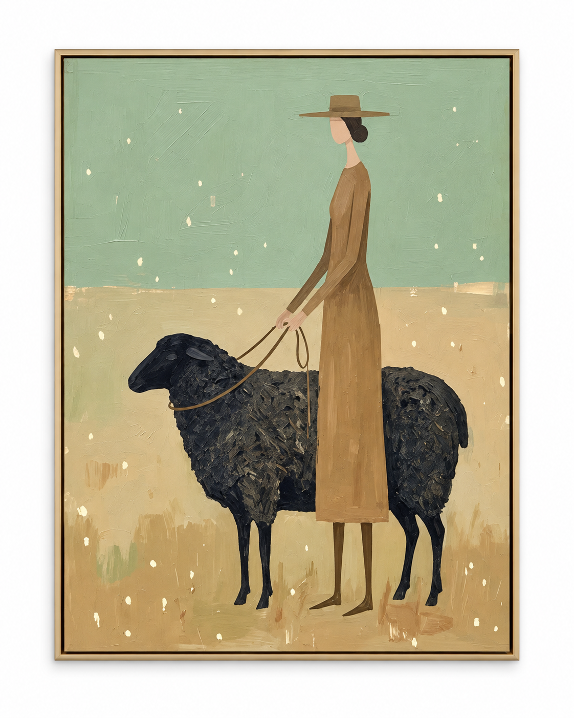ARBYNART Vintage Americana Art | Silent Pastoral