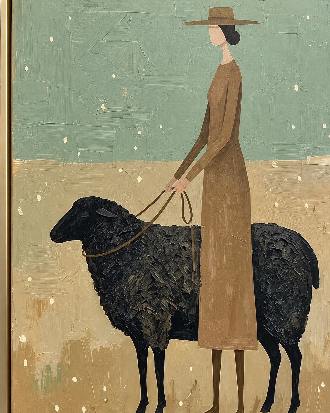 ARBYNART Vintage Americana Art | Silent Pastoral
