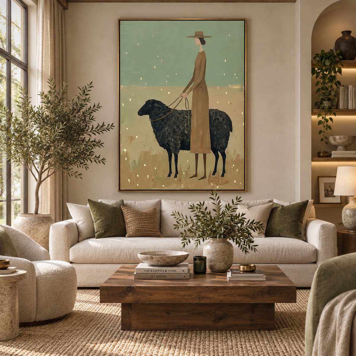 ARBYNART Vintage Americana Art | Silent Pastoral