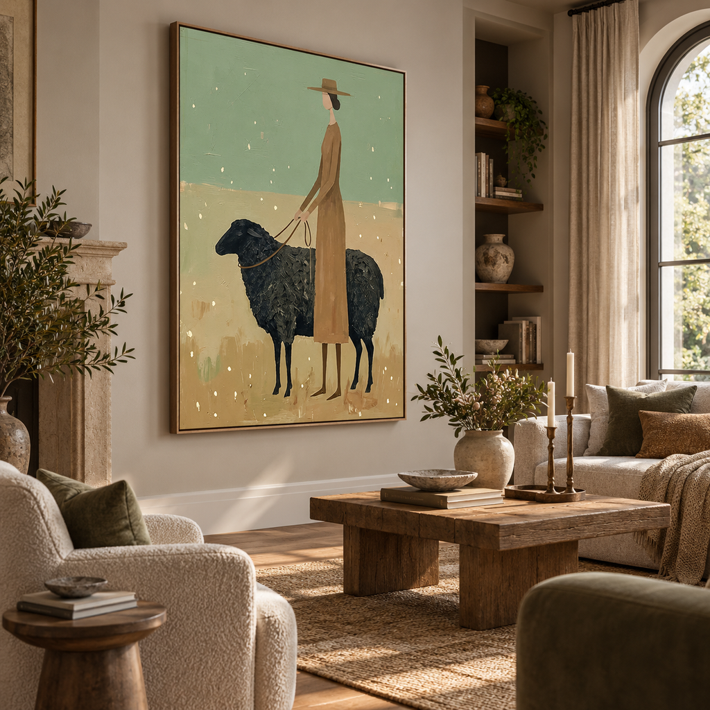 ARBYNART Vintage Americana Art | Silent Pastoral