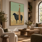 ARBYNART Vintage Americana Art | Silent Pastoral