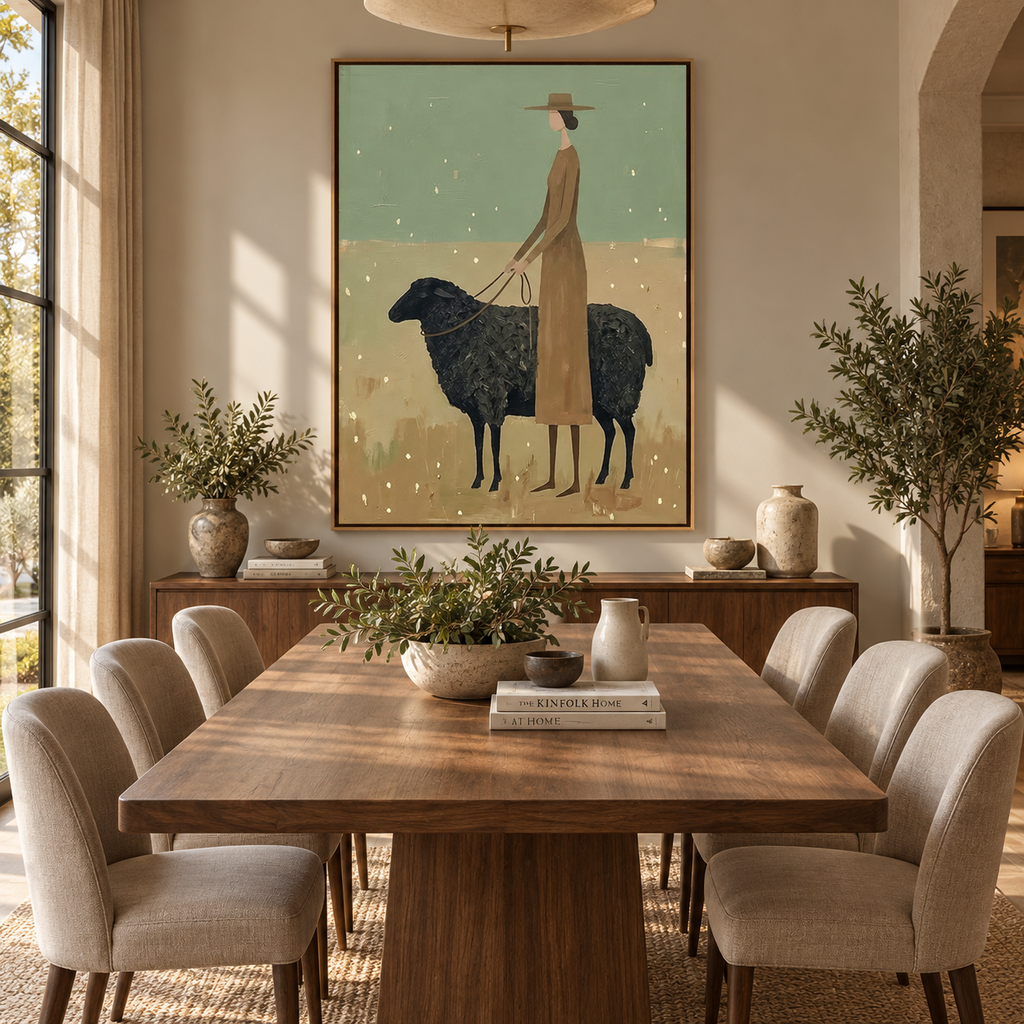 ARBYNART Vintage Americana Art | Silent Pastoral