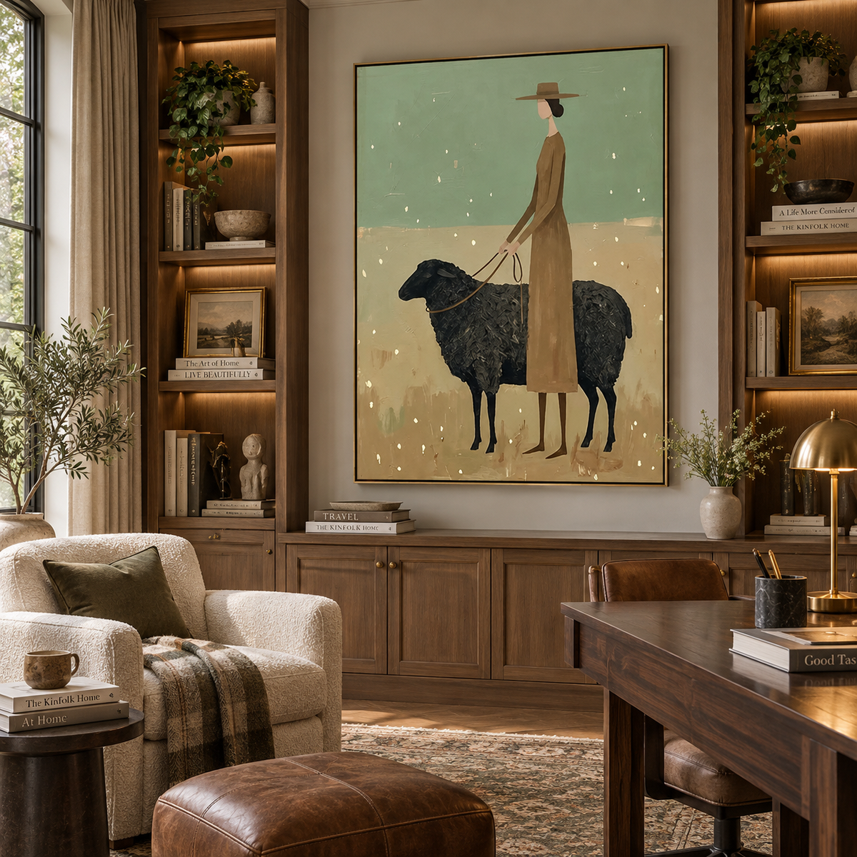 ARBYNART Vintage Americana Art | Silent Pastoral