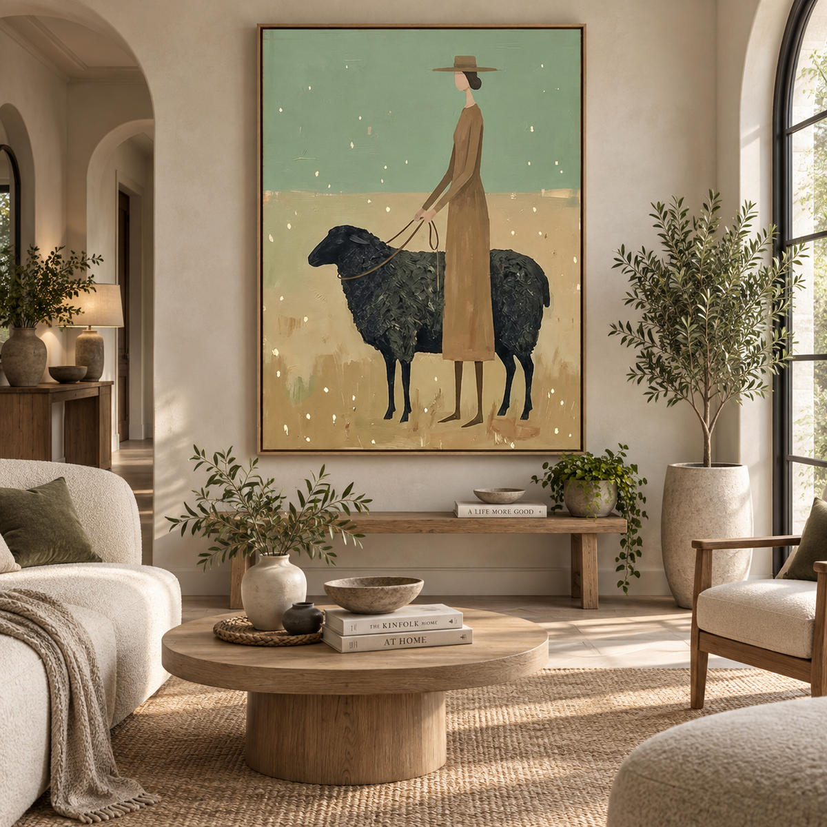 ARBYNART Vintage Americana Art | Silent Pastoral