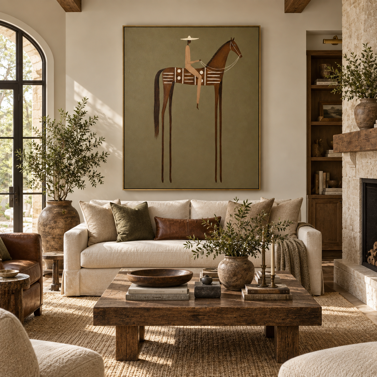 ARBYNART Vintage Americana Art | Silent Reins