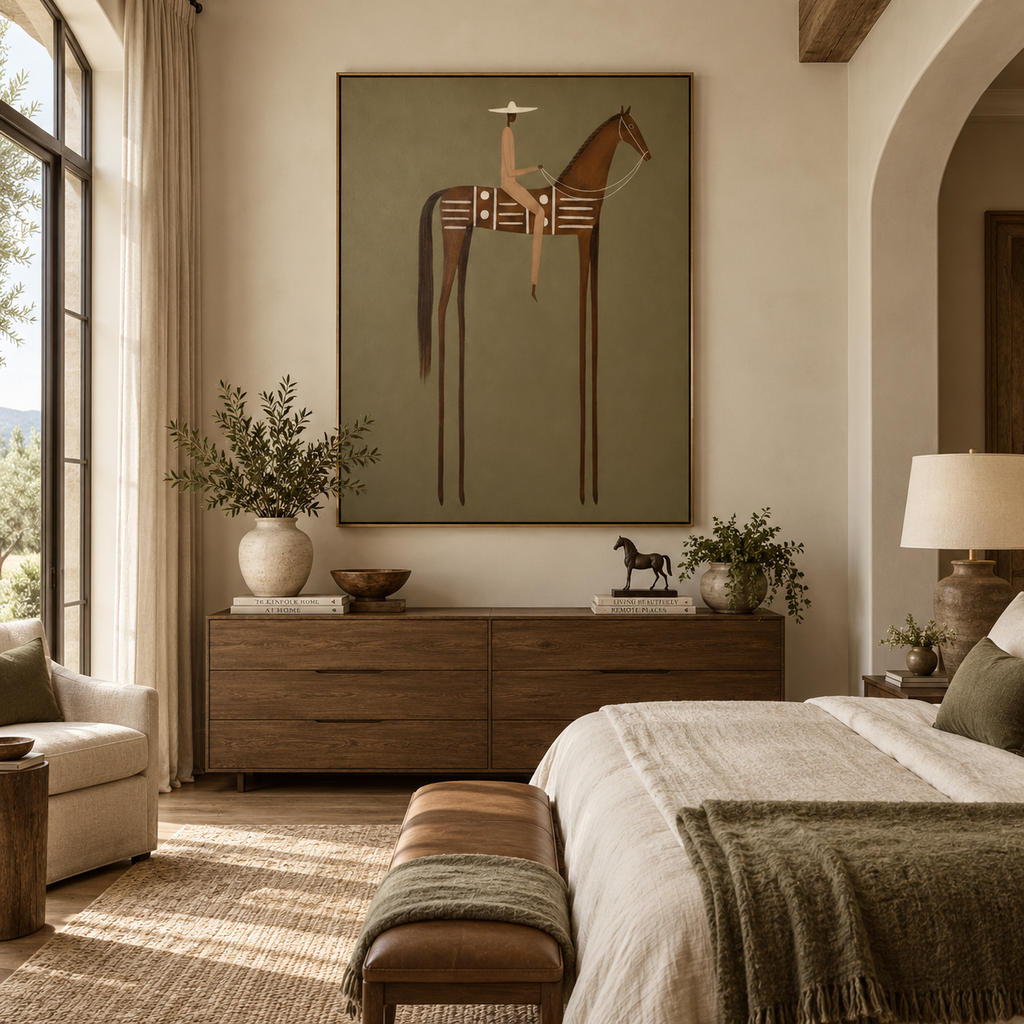 ARBYNART Vintage Americana Art | Silent Reins