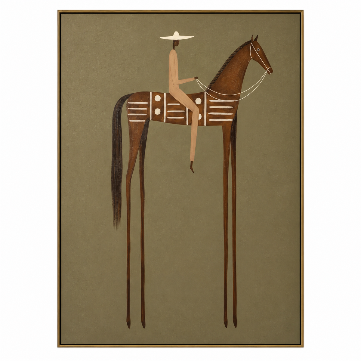 ARBYNART Vintage Americana Art | Silent Reins
