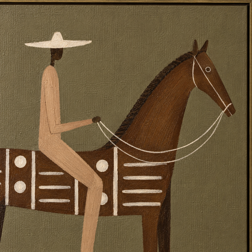 ARBYNART Vintage Americana Art | Silent Reins