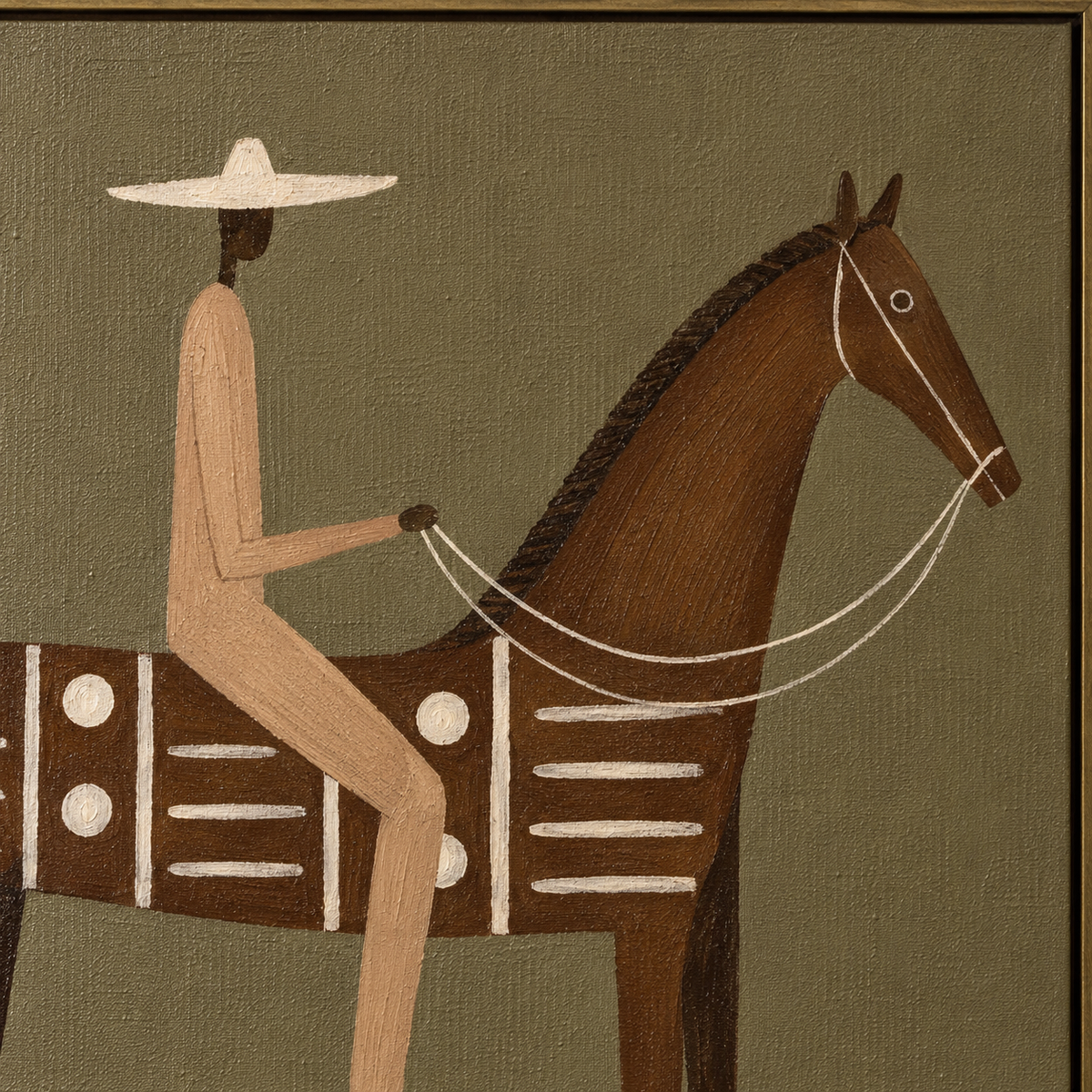 ARBYNART Vintage Americana Art | Silent Reins