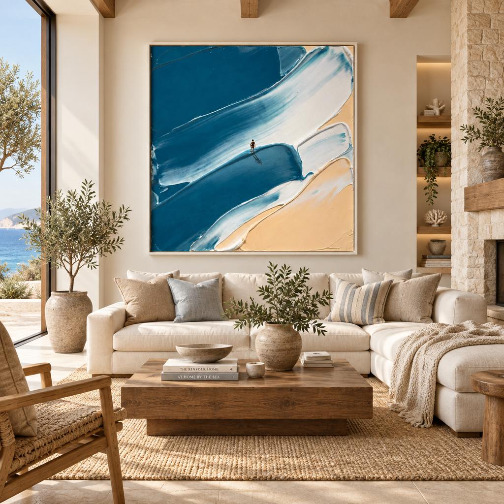 ARBYNART 3D Textured Art | Silent Tides at Dusk
