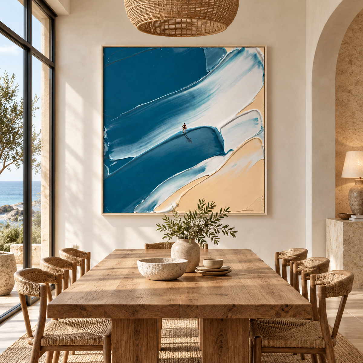 ARBYNART 3D Textured Art | Silent Tides at Dusk