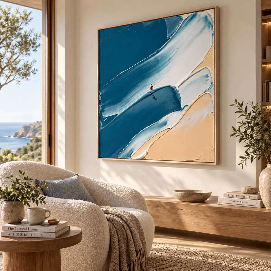 ARBYNART 3D Textured Art | Silent Tides at Dusk