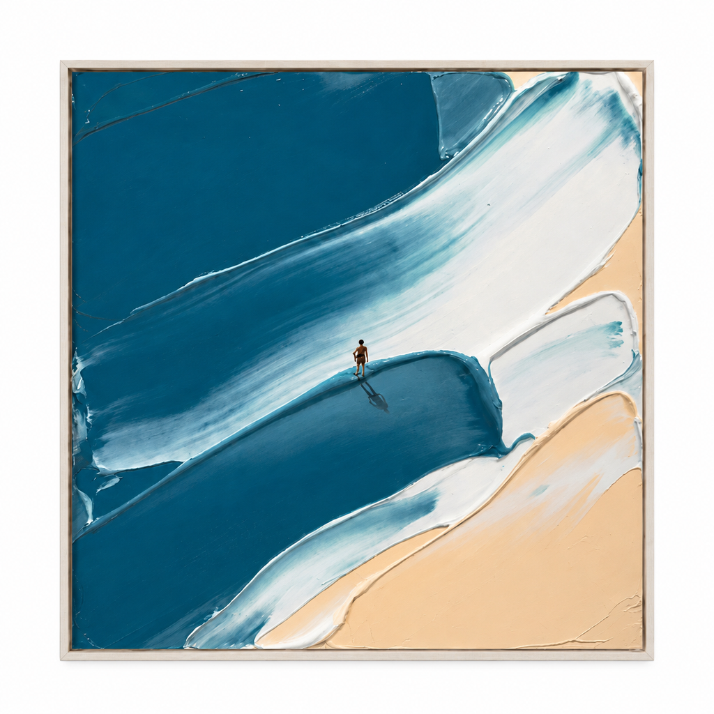 ARBYNART 3D Textured Art | Silent Tides at Dusk