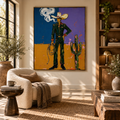 ARBYNART POP Art | Smoking Desert Cowboy