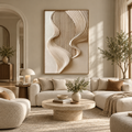 ARBYNART 3D Textured Art | Soft Veil Contour