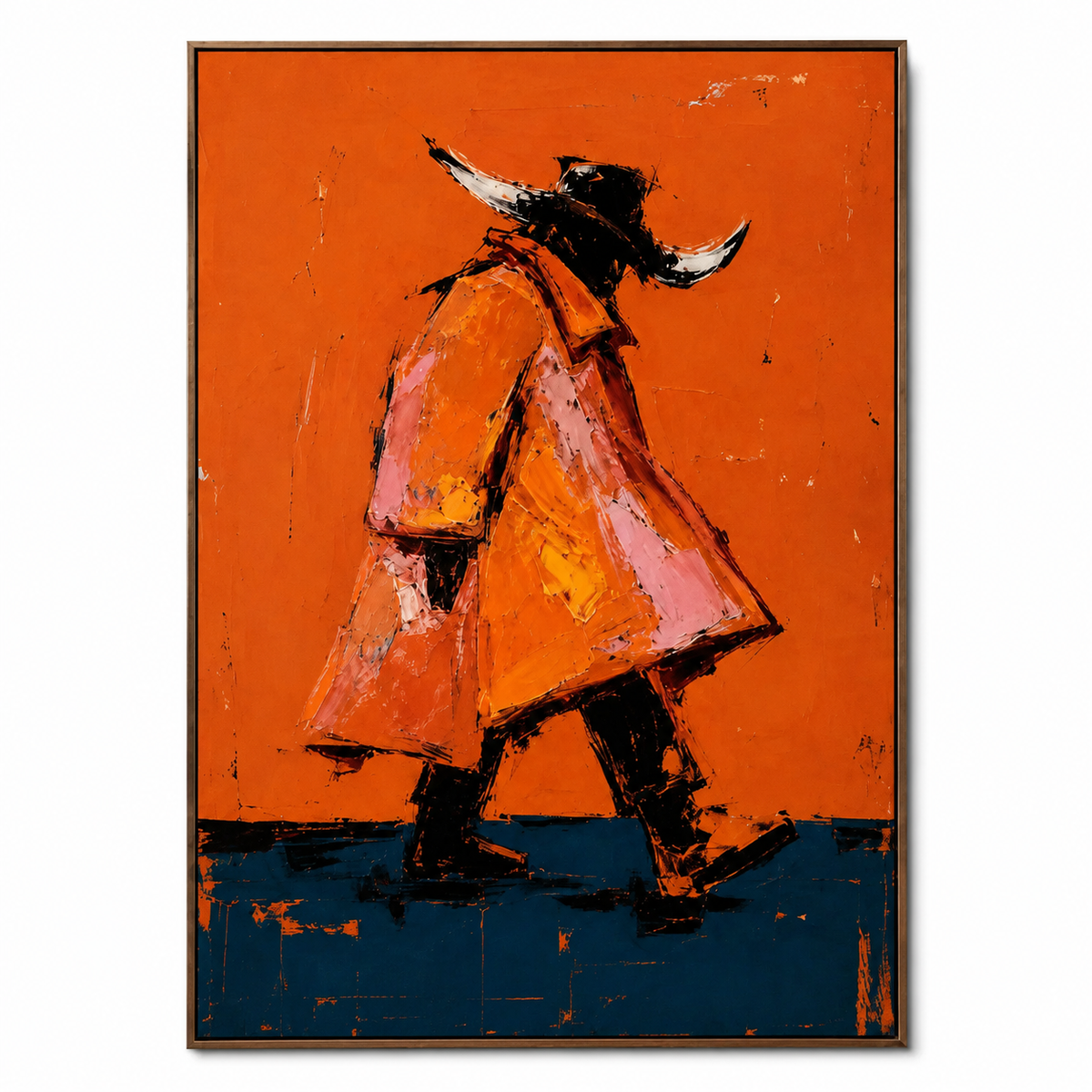 ARBYNART POP Art | Solitary Wanderer in the Dust