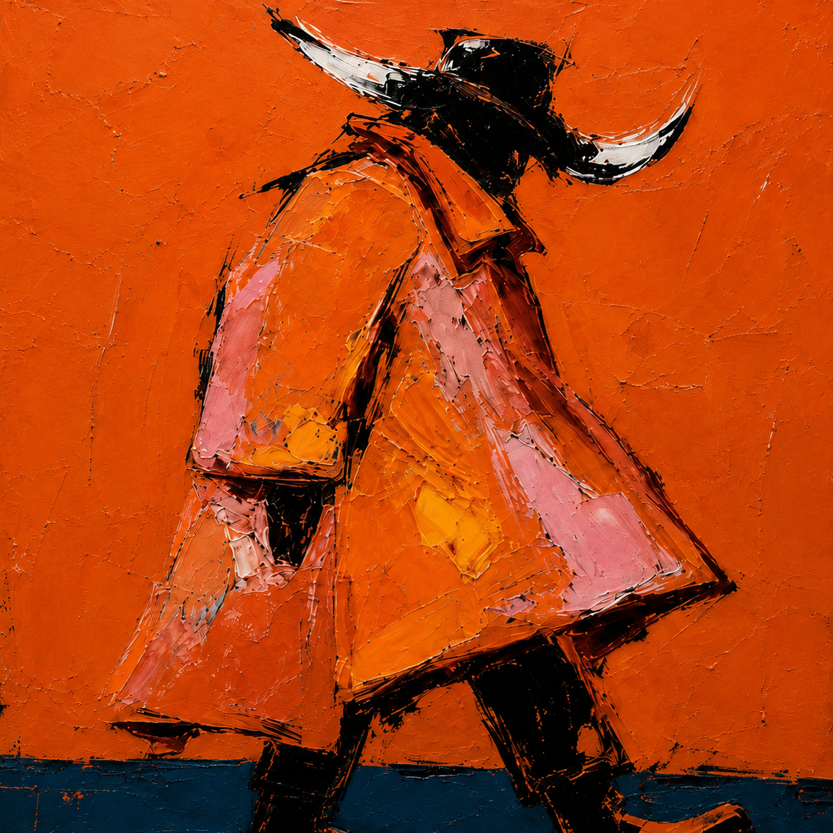 ARBYNART POP Art | Solitary Wanderer in the Dust
