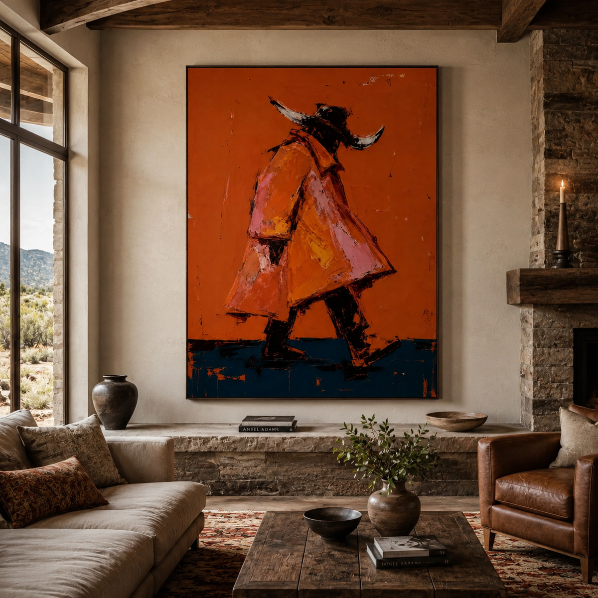 ARBYNART POP Art | Solitary Wanderer in the Dust