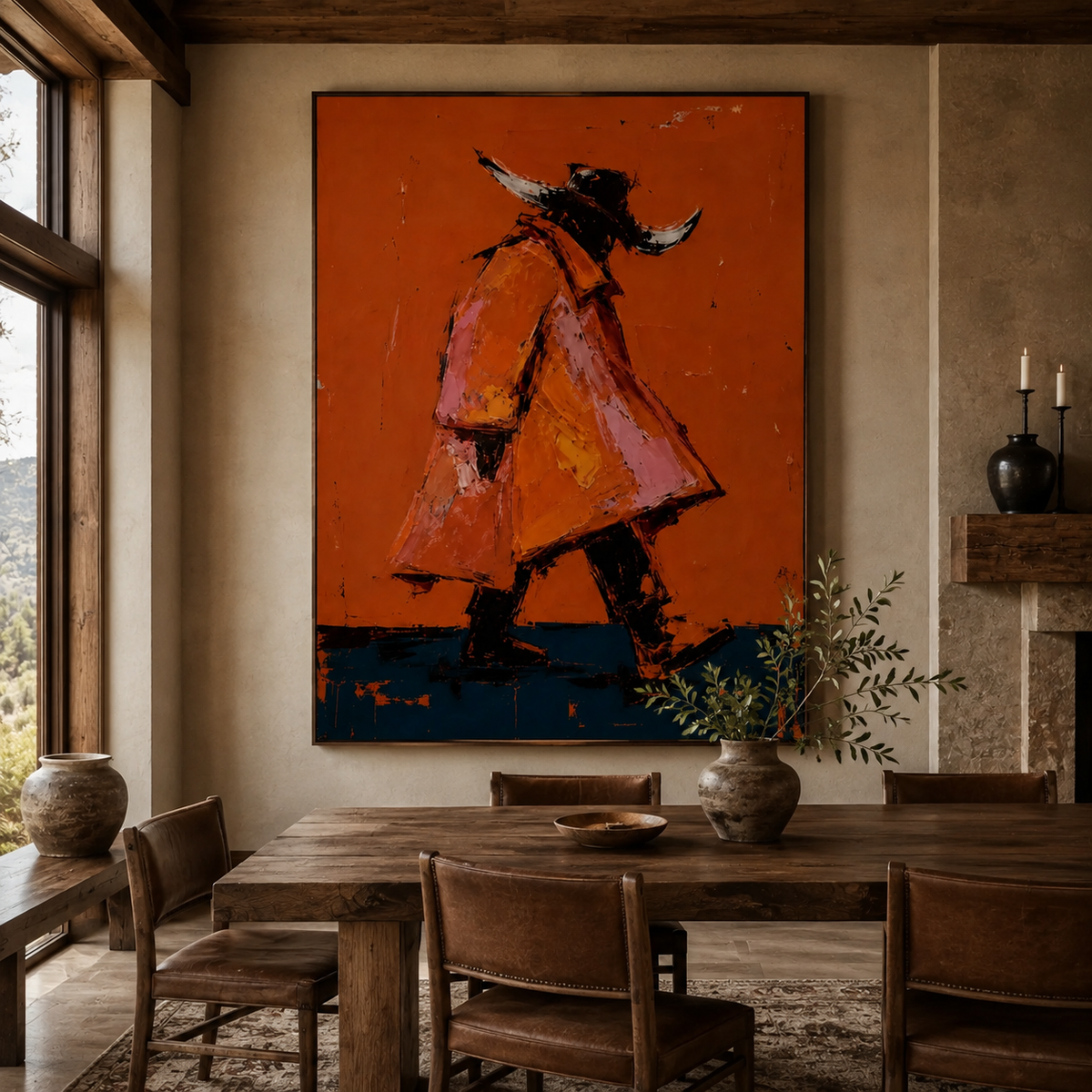 ARBYNART POP Art | Solitary Wanderer in the Dust