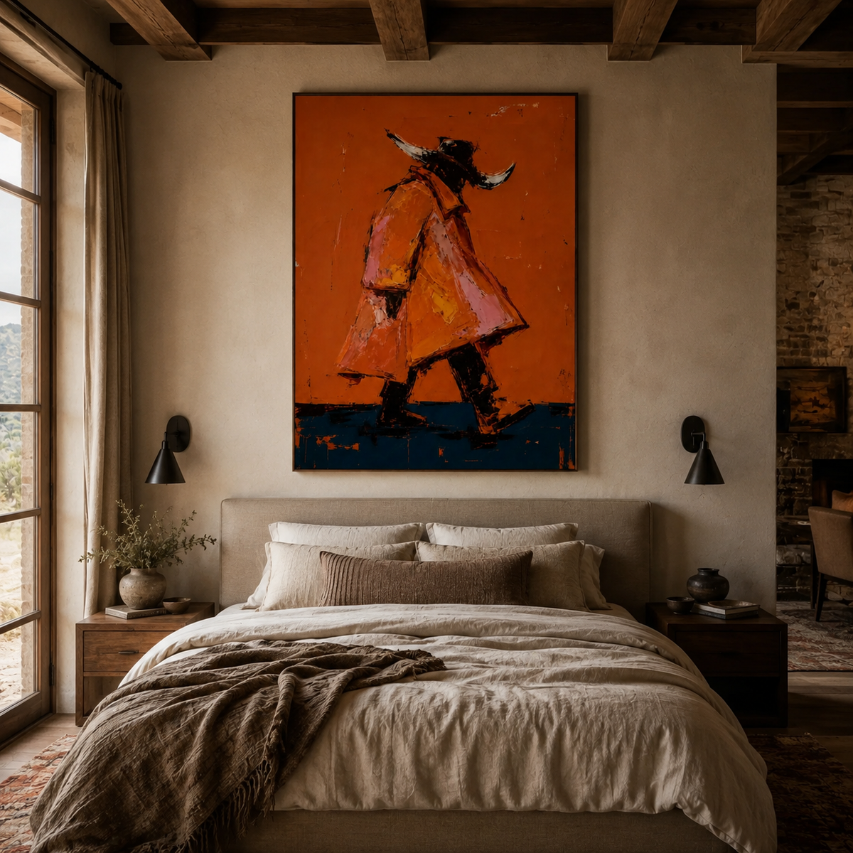 ARBYNART POP Art | Solitary Wanderer in the Dust