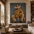 ARBYNART Vintage Americana Art | Solitude Under the Shadow