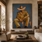 ARBYNART Vintage Americana Art | Solitude Under the Shadow