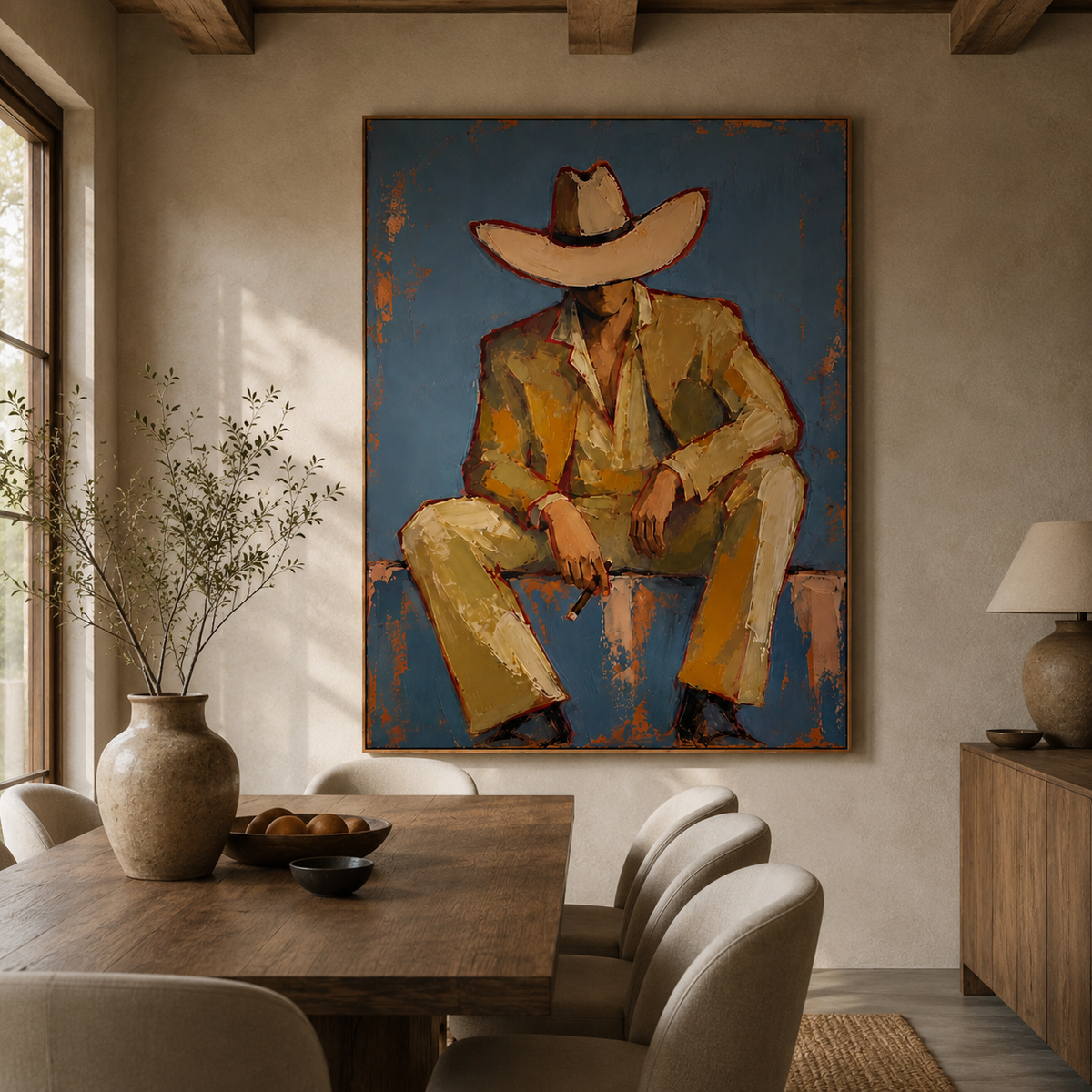 ARBYNART Vintage Americana Art | Solitude Under the Shadow
