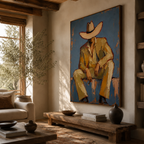 ARBYNART Vintage Americana Art | Solitude Under the Shadow