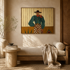 ARBYNART Vintage Americana Art | Checkered Frontier
