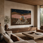 ARBYNART Vintage Americana Art | Songs Beneath the Desert Moon