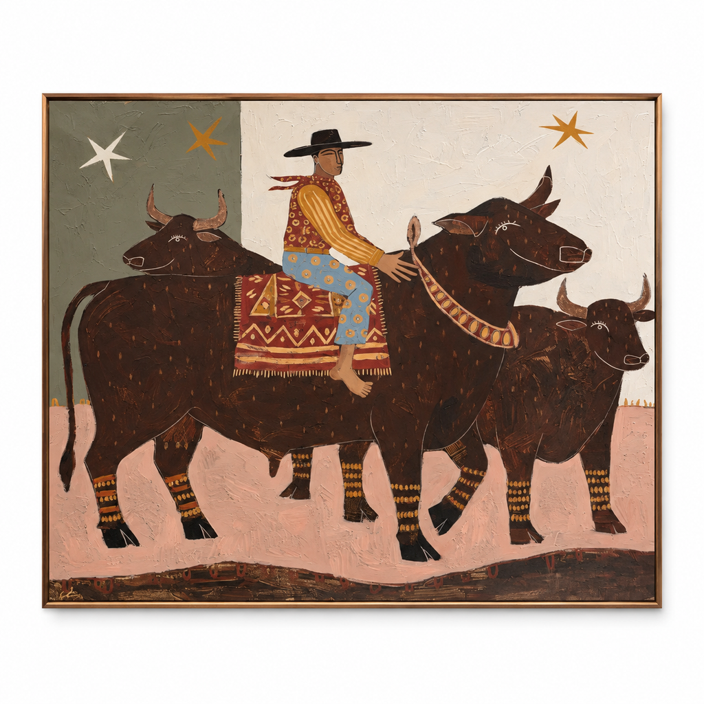ARBYNART Vintage Americana Art | Star Herder