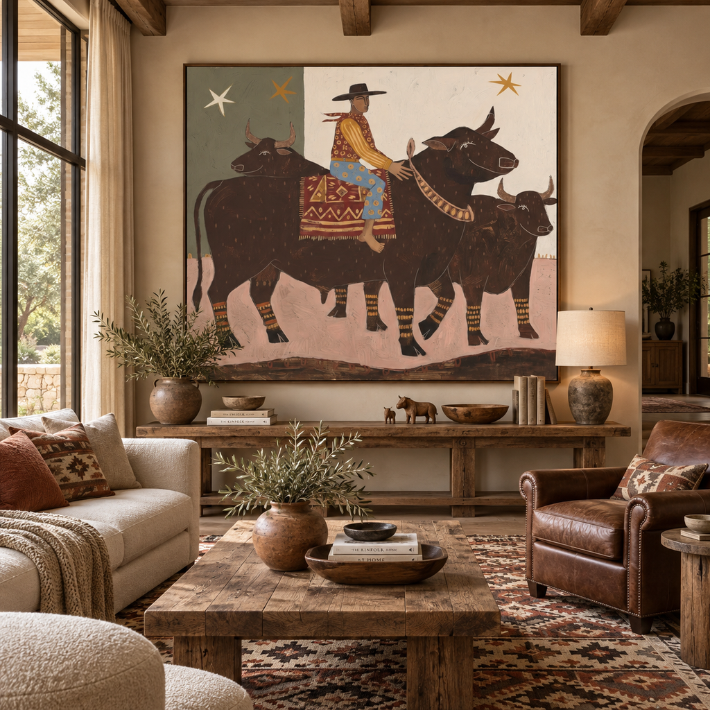 ARBYNART Vintage Americana Art | Star Herder