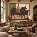 ARBYNART Vintage Americana Art | Star Herder