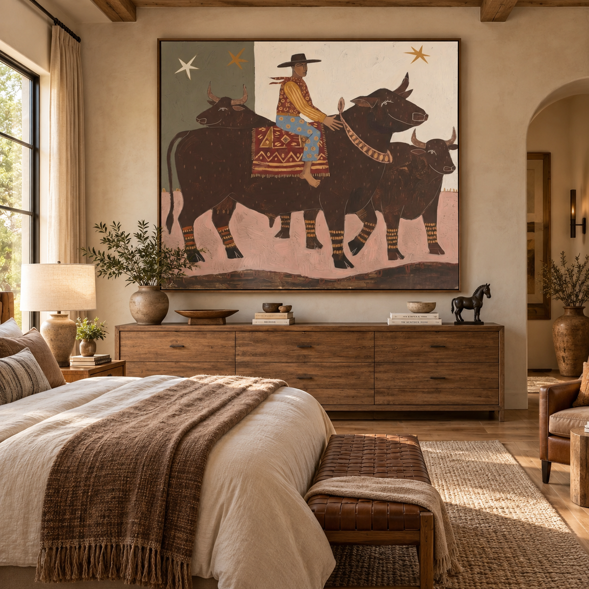 ARBYNART Vintage Americana Art | Star Herder
