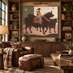 ARBYNART Vintage Americana Art | Star Herder