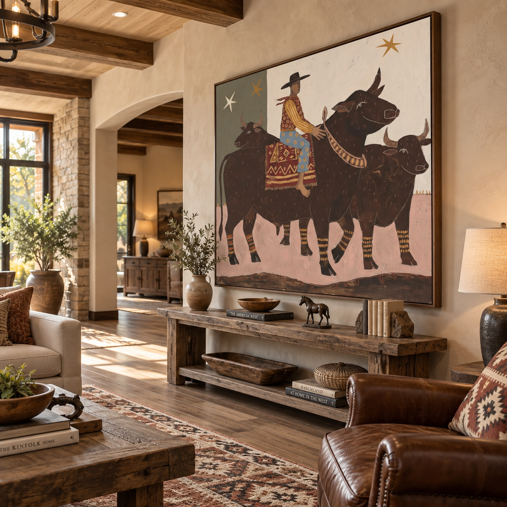 ARBYNART Vintage Americana Art | Star Herder