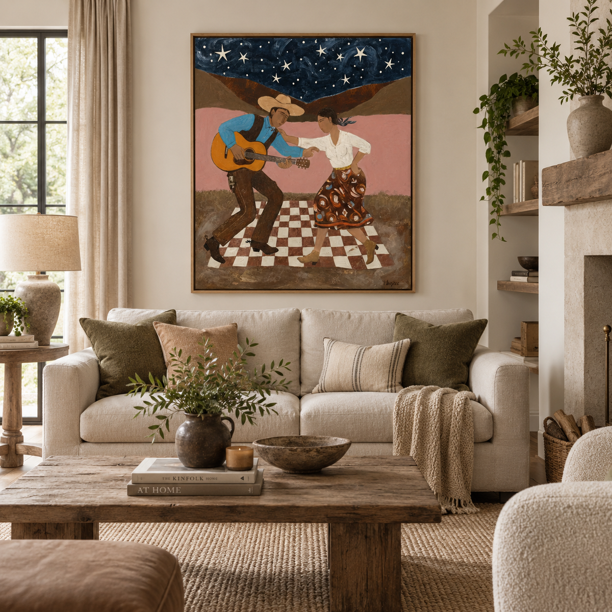 ARBYNART Vintage Americana Art | Starlit Dance