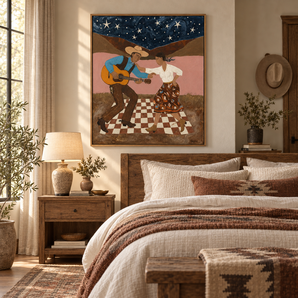 ARBYNART Vintage Americana Art | Starlit Dance