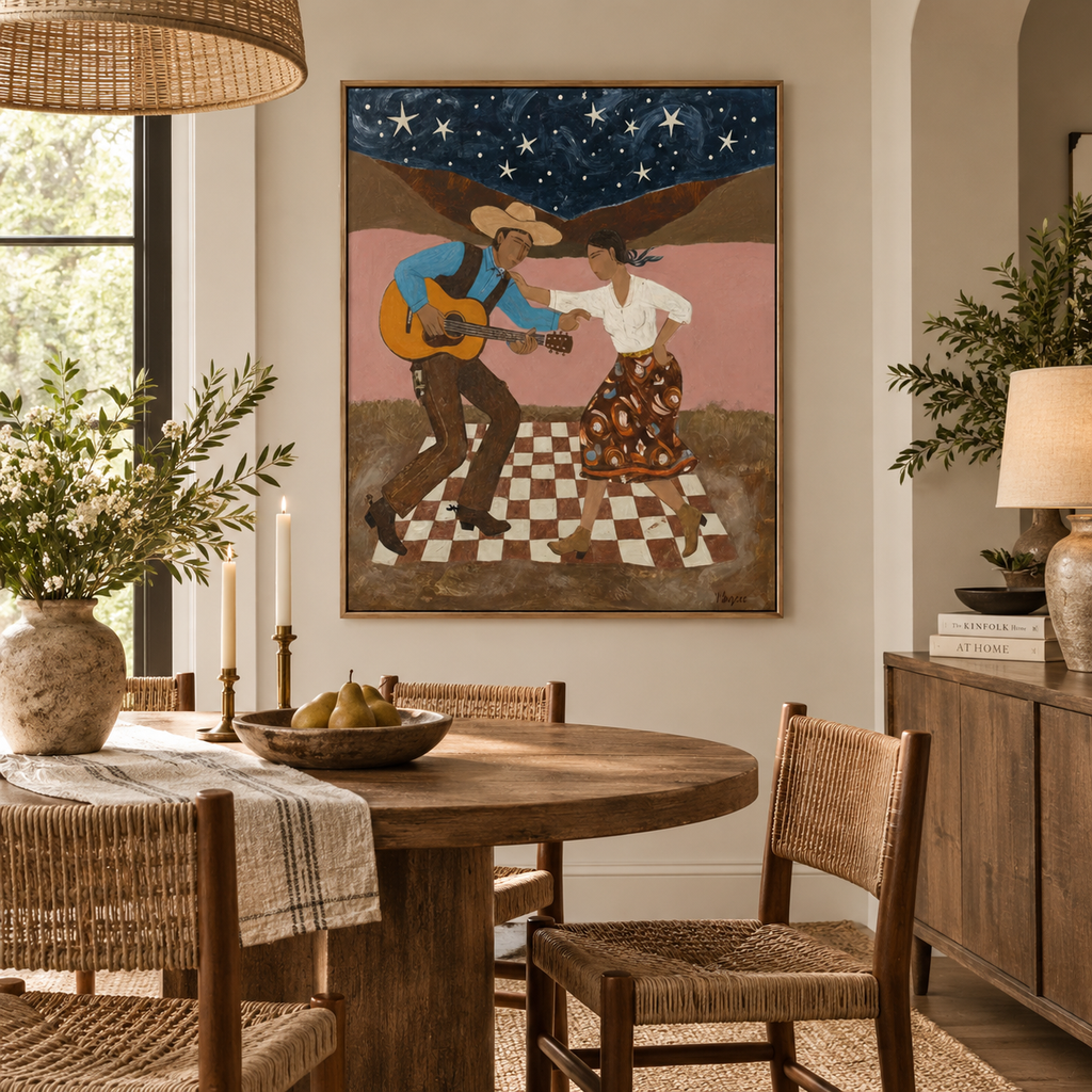 ARBYNART Vintage Americana Art | Starlit Dance